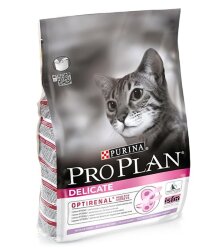 Корм PRO PLAN® Delicate для кошек с чувствительным пищеварением, индейка, 1,5 кг.