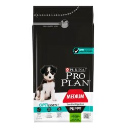 Корм сухой Pro Plan "Puppy Sensitive" для щенков с чувствительным пищеварением, с ягненком и рисом, 1,5 кг