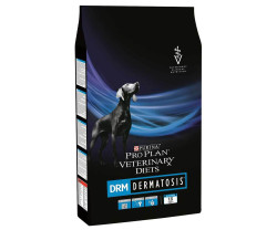 Корм для собак и щенков Purina Pro Plan Veterinary diets DRM Dermatosis для поддержания здоровья кожи при дерматозах и выпадении шерсти 1.5кг