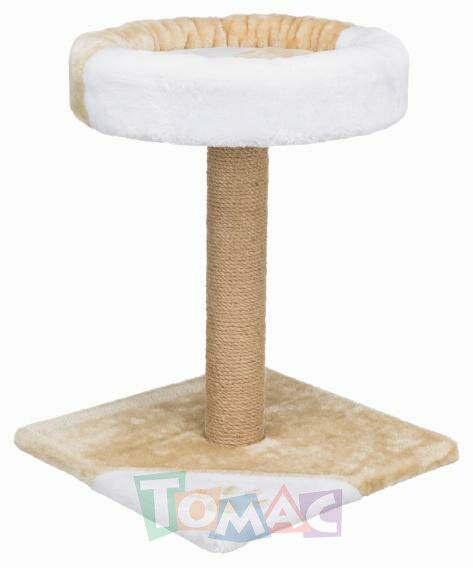 Домик для кошки Tarifa, бежевый/белый, 52 см.