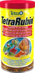 TetraRubin корм в хлопьях для улучшения окраса всех видов рыб 1 л