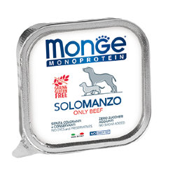 Monge Dog Monoprotein Solo консервы для собак паштет из говядины 150г