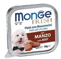 Monge Dog Fresh консервы для собак говядина 100г