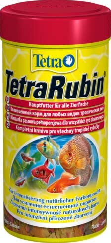 Tetra Rubin Flakes корм в хлопьях для улучшения окраса всех видов рыб 250 мл