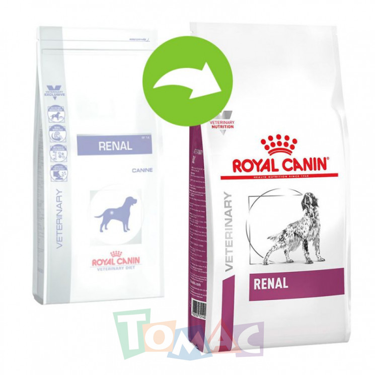 Сухой корм для собак ROYAL CANIN Renal RF14 Adult, птица, 2кг.
