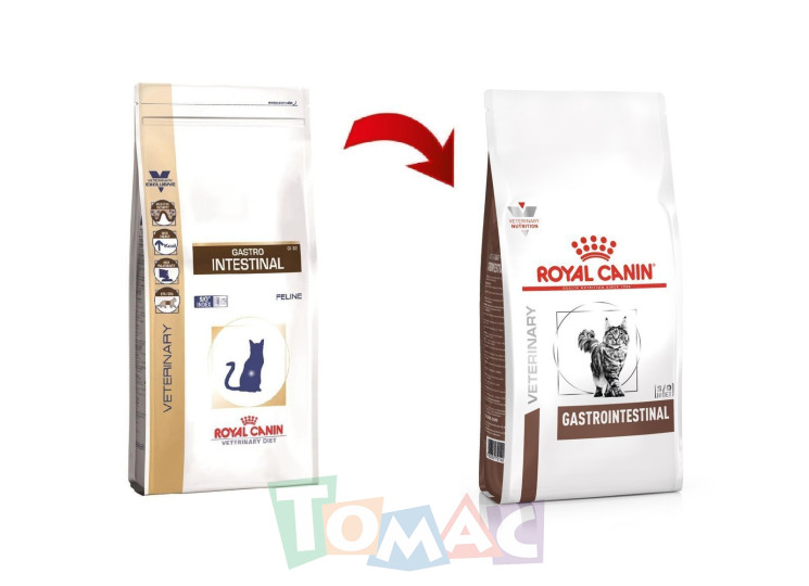 Корм сухой полнорационный диетический для взрослых кошек Royal Canin GASTROINTESTINAL 350 г. 
