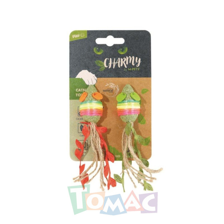 M-PETS Игрушка для кошек с кошачьей мятой CHARMY мышки