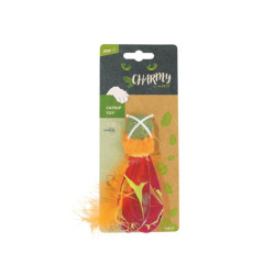 M-PETS Игрушка для кошек с кошачьей мятой CHARMY светлячок, цвет оранжевый