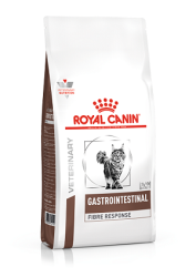 Диетический корм для взрослых кошек с повышенным содержанием клетчатки при запорах Royal Canin Gastrointestinal Fibre Response (Гастроинтестинал файбер респонз) 400 г.