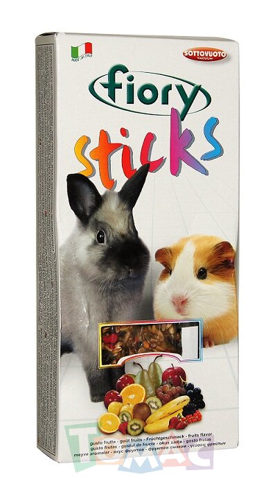 FIORY палочки для кроликов и морских свинок Sticks с фруктами 2х50 г