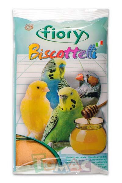 FIORY бисквиты для птиц Biscottelli с медом 30 г