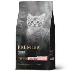 Корм для котят Premier, свежая индейка 400 г.