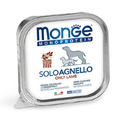 Monge Dog Monoproteico Solo консервы для собак паштет из ягненка 150г