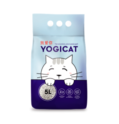 Минеральный впитывающий наполнитель YOGICAT из цеолита, 5 л.