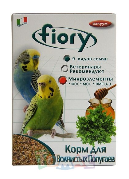 FIORY корм для волнистых попугаев Pappagallini 400 г