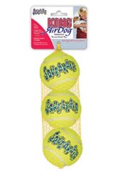 KONG игрушка для собак Air "Теннисный мяч" средний (в упаковке 3 шт) 6 см