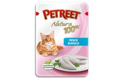 Petreet Пауч для кошек Белая рыба 85 г