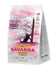 SAVARRA ADULT CAT / Гипоаллергенный корм для взрослых кошек (ягненок/рис) /0,4 кг.