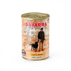 Savarra гипоаллергенный для взрослых собак всех пород, с индейкой, рисом и морковью 395 г.