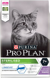 Корм PRO PLAN Sterilised 7+ для стерил. кошек старше 7 лет, индейка, 400 г. 