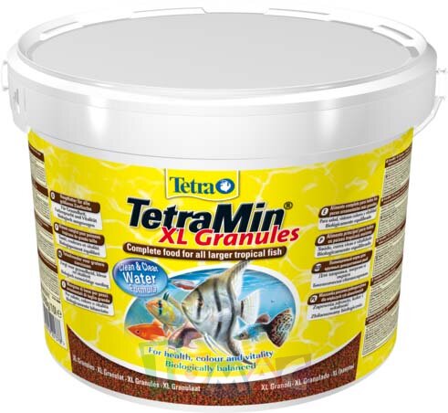 TetraMin XL Granules корм для всех видов рыб крупные гранулы 10 л (ведро)