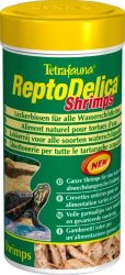 Tetra ReptoMin Delica Shrimps корм с креветками для водных черепах 250 мл