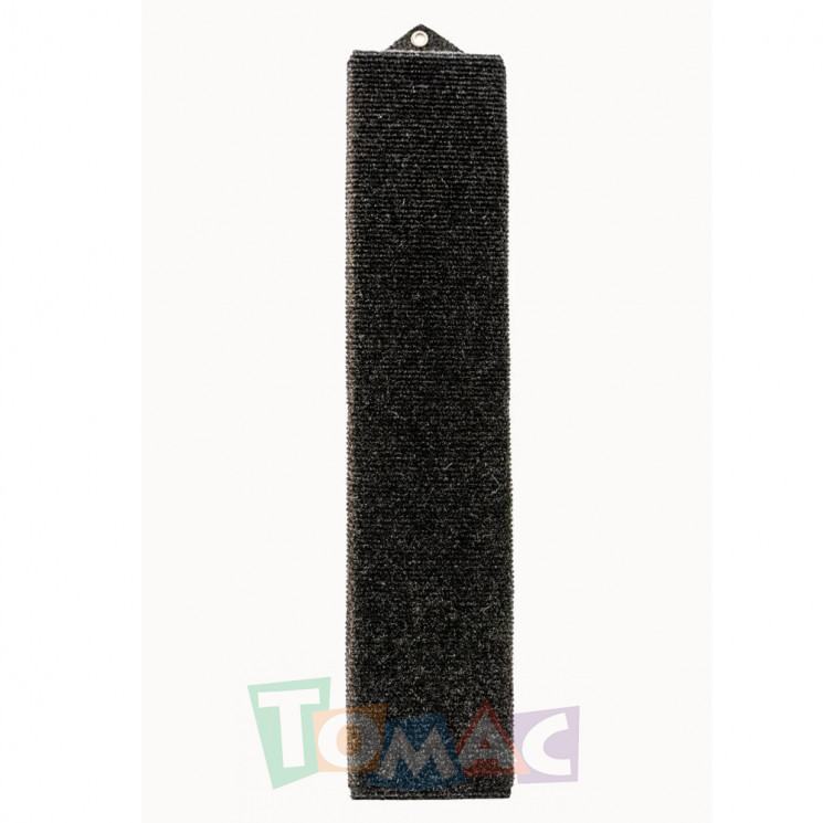 Когтеточка ЭкоМир 11/50 см ковролин настенная плоская (черный)