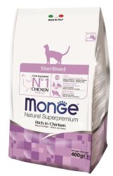 Monge Cat Sterilised корм для стерилизованных кошек  400г