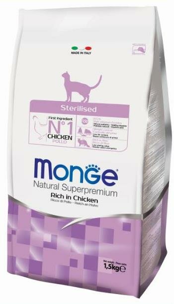 Monge Cat Sterilised корм для стерилизованных кошек 1,5 кг