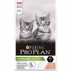 Корм Purina Pro Plan для стерилизованных котят, с высоким содержанием лосося 400 г.