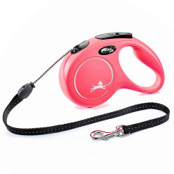 Flexi рулетка New Classic М (до 20 кг) 5 м трос красная