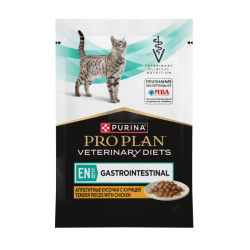 Влажный корм PRO PLAN® VETERINARY DIETS EN ST/OX Gastrointestinal диетический для кошек при расстройствах пищеварения, с курицей, 85 г