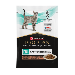 Влажный корм PRO PLAN® VETERINARY DIETS EN ST/OX Gastrointestinal диетический для кошек при расстройствах пищеварения, с лососем, 85 г