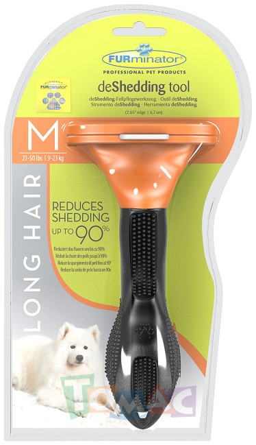 FURminator для собак средних длинношерстных пород Long Hair Medium Dog 7 см