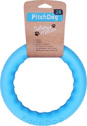 PitchDog 20 - Игровое кольцо для аппортировки d 20 голубое